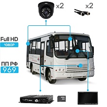 Комплект видеонаблюдения Sowa Автобус среднего класса
